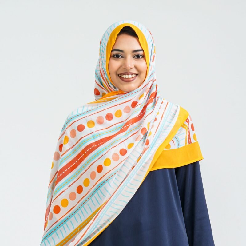 Women’s Multicolor Georgette Scarf