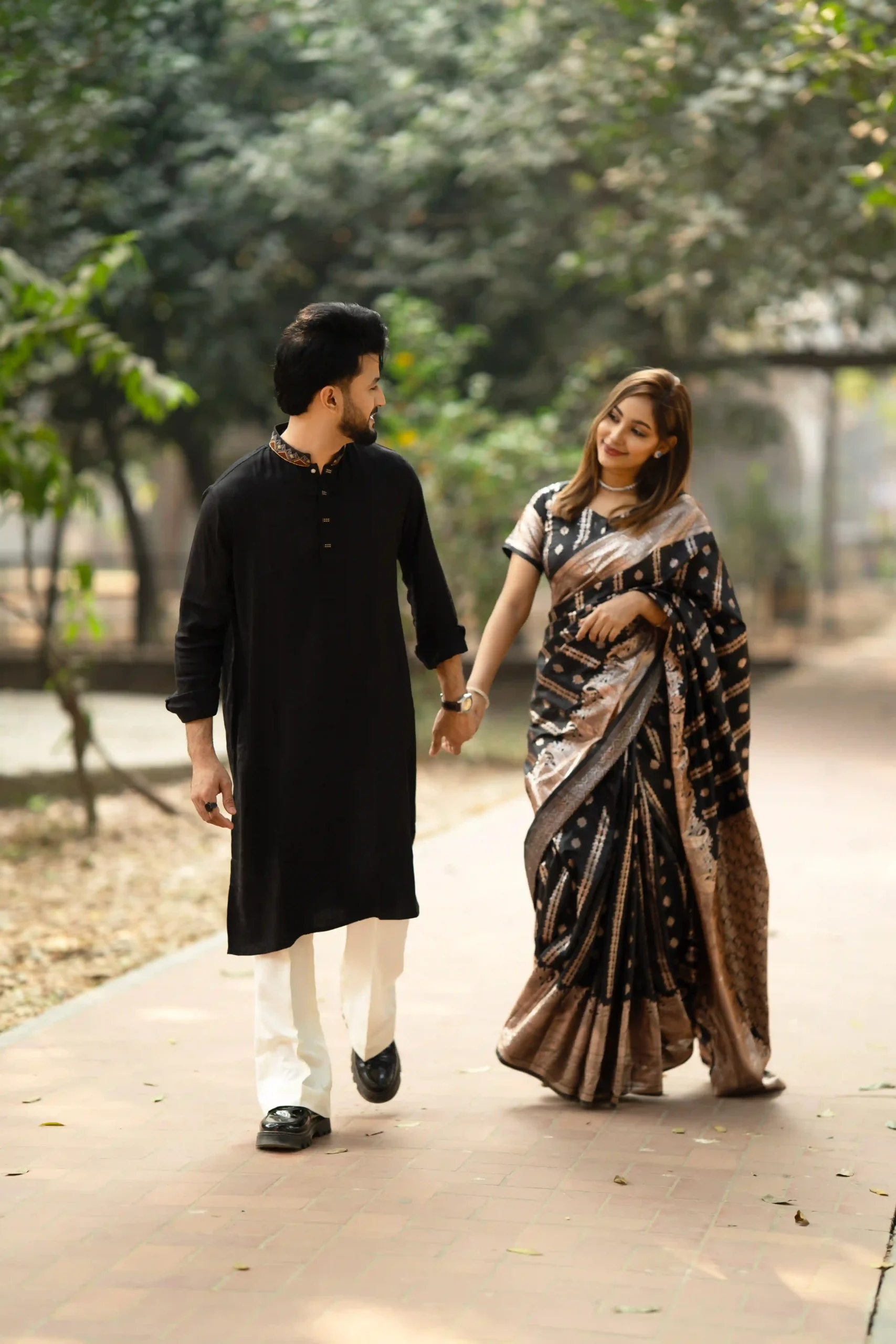 Couple Combo | Saree & Panjabi | Limited Offer - Image 2