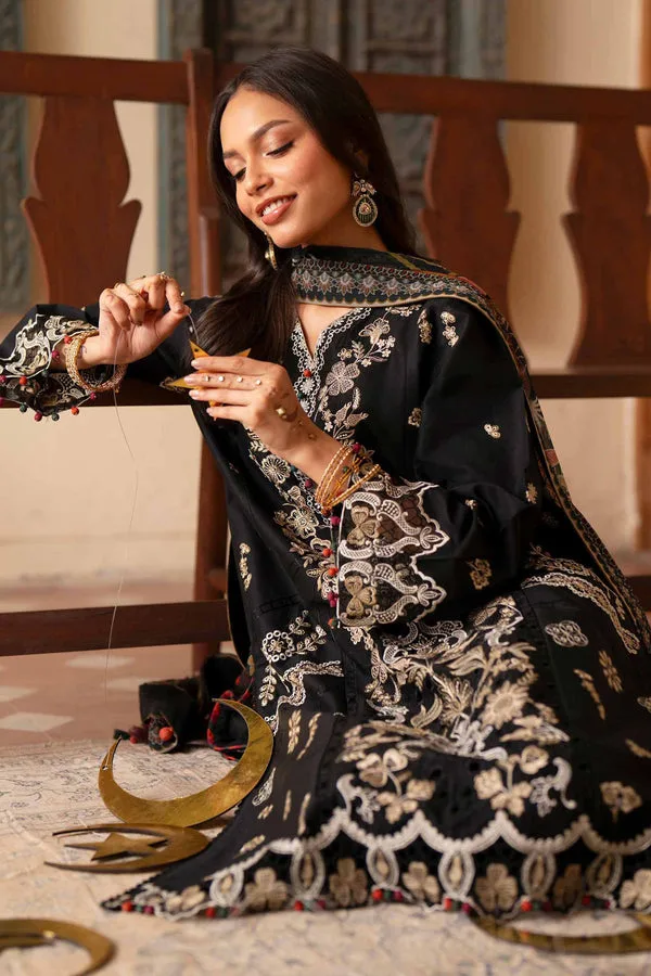 Digital Printed Embroidered Suit | 3 Pices - Image 3