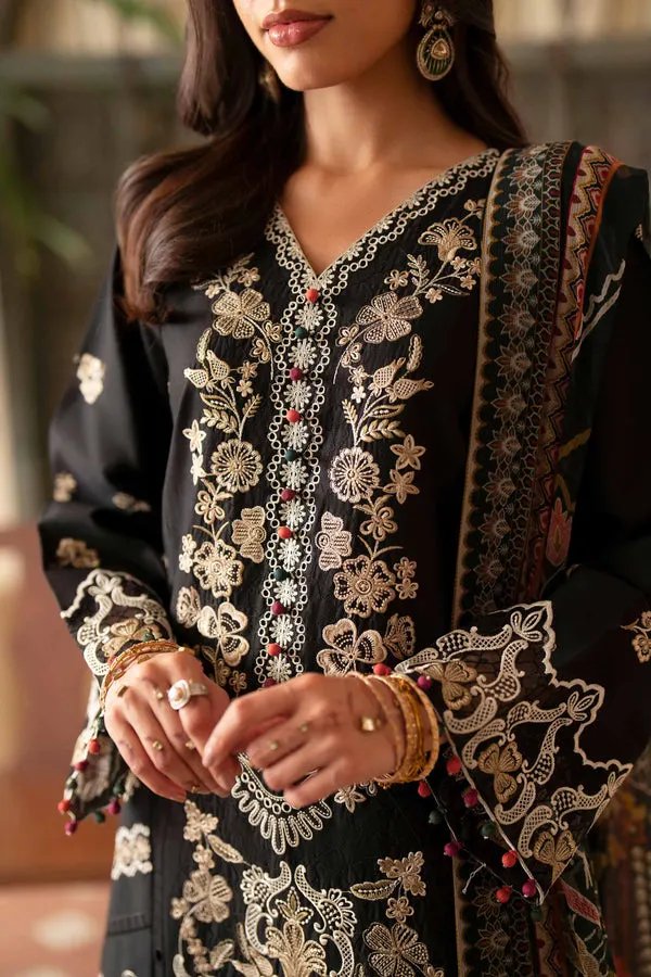 Digital Printed Embroidered Suit | 3 Pices - Image 4