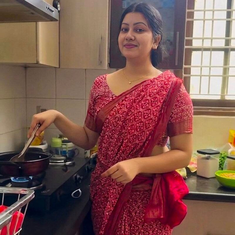 Print | Red | Saree
