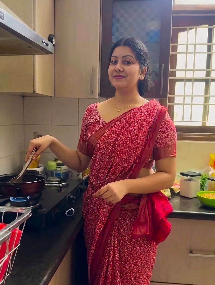 Print | Red | Saree