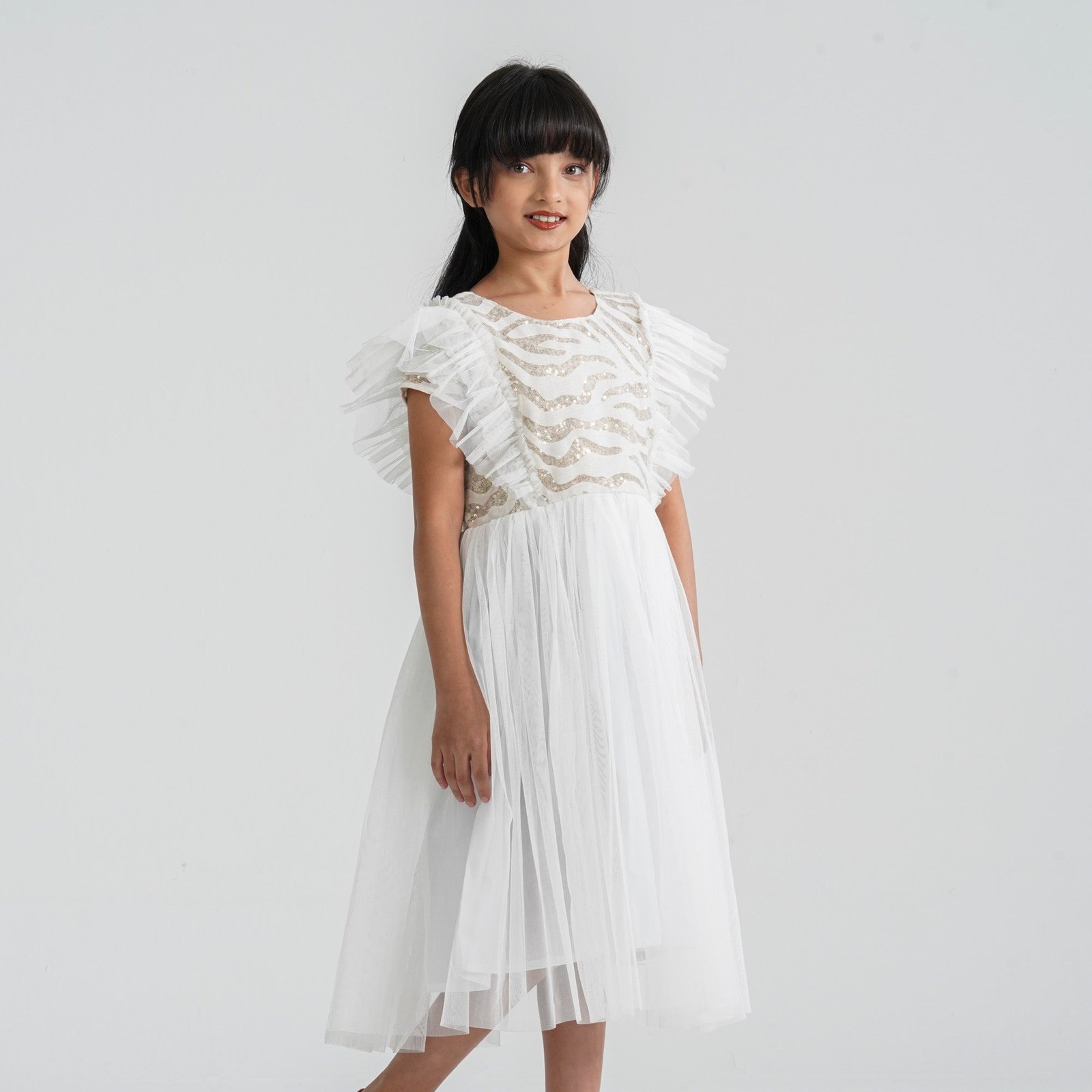 Girl's White Gown - Image 3