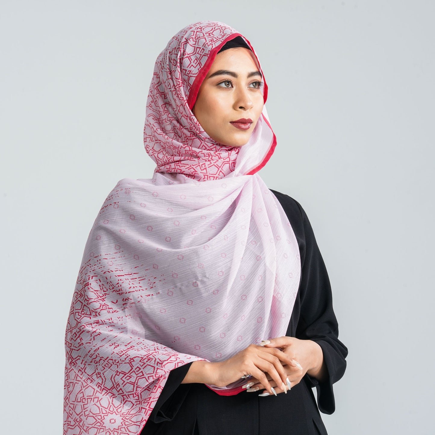 Women’s Blended Silk Digital Printed Scarf - Image 2