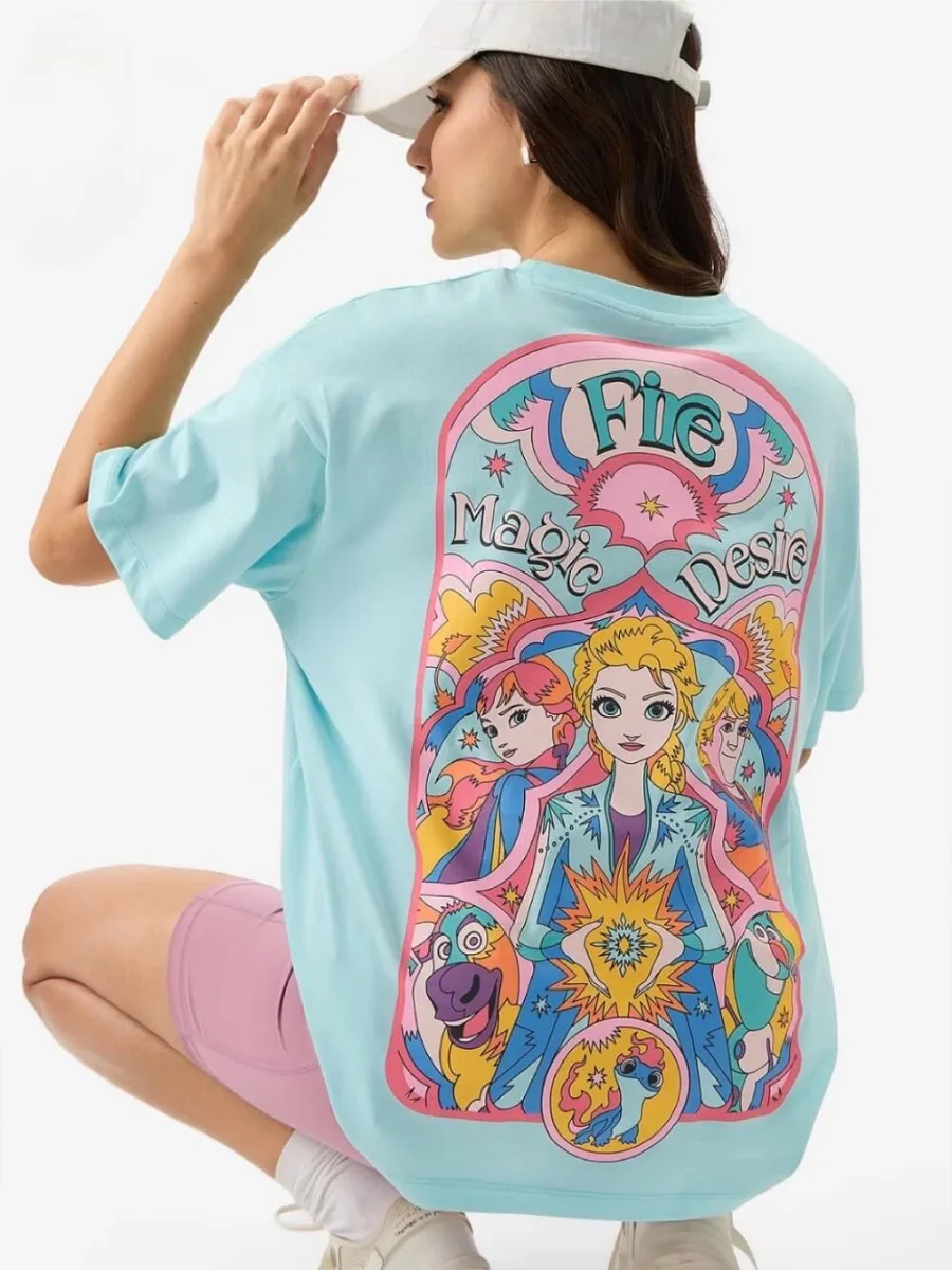 Womens Drop Shoulder T-shirt - Image 3