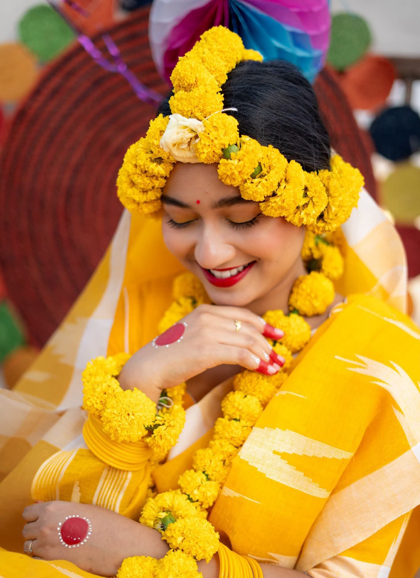 Dolonchapa | Holud | Saree