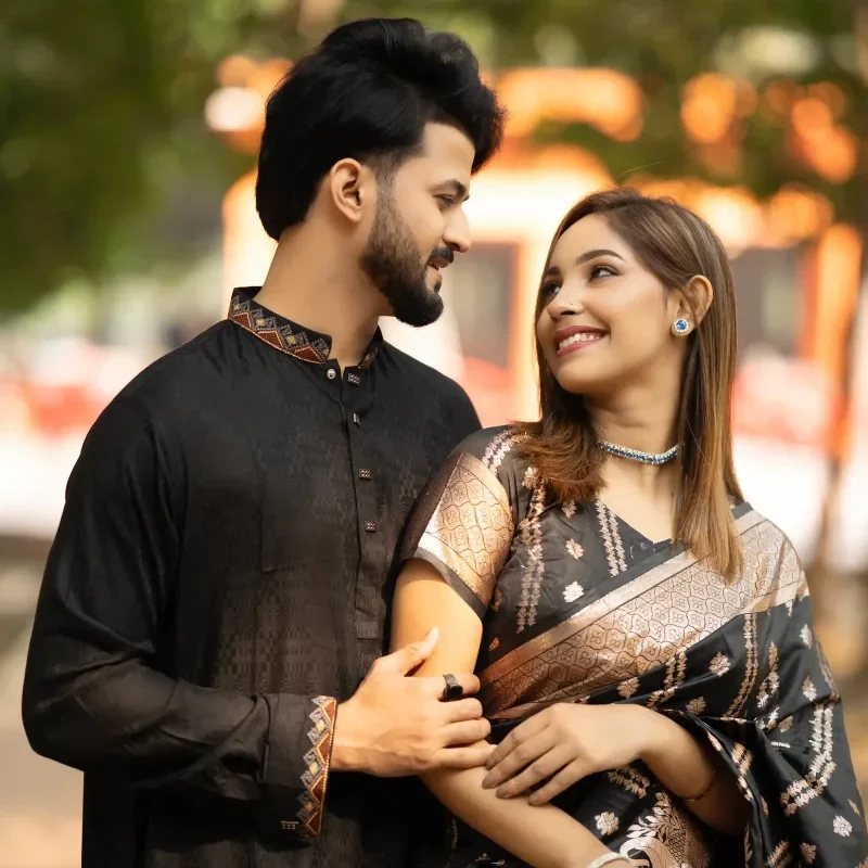 Couple Combo | Saree & Panjabi | Limited Offer