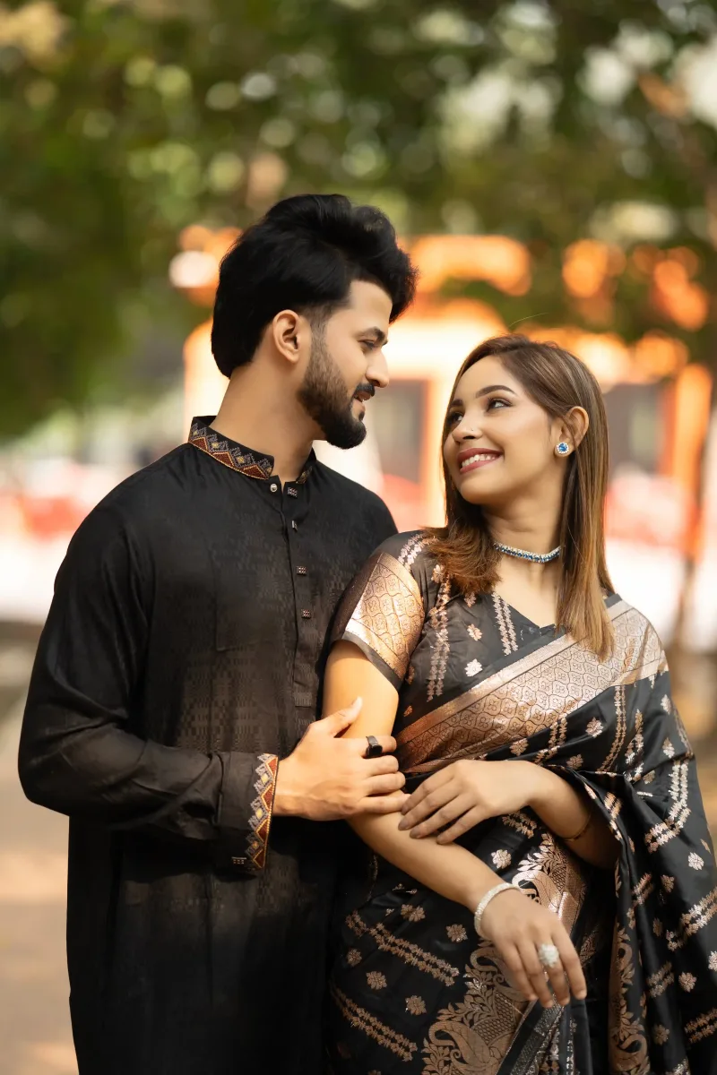 Couple Combo | Saree & Panjabi | Limited Offer