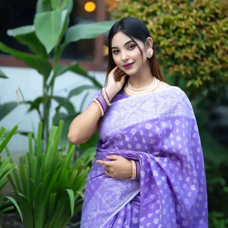 Half Silk with Blouse Pices | Saree