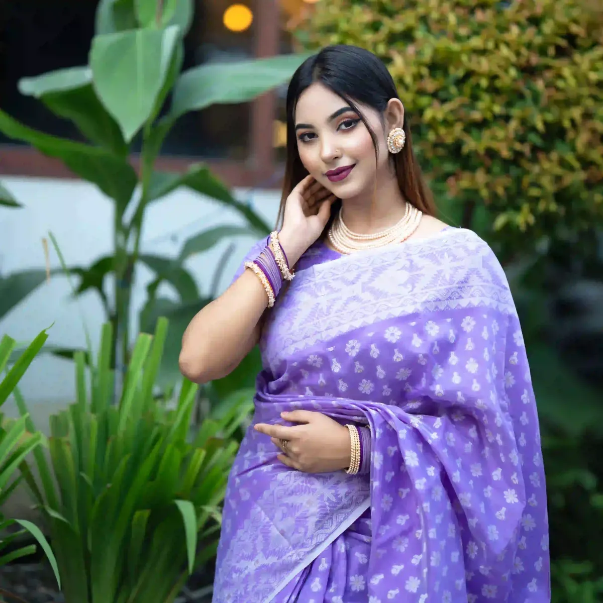 Half Silk with Blouse Pices | Saree
