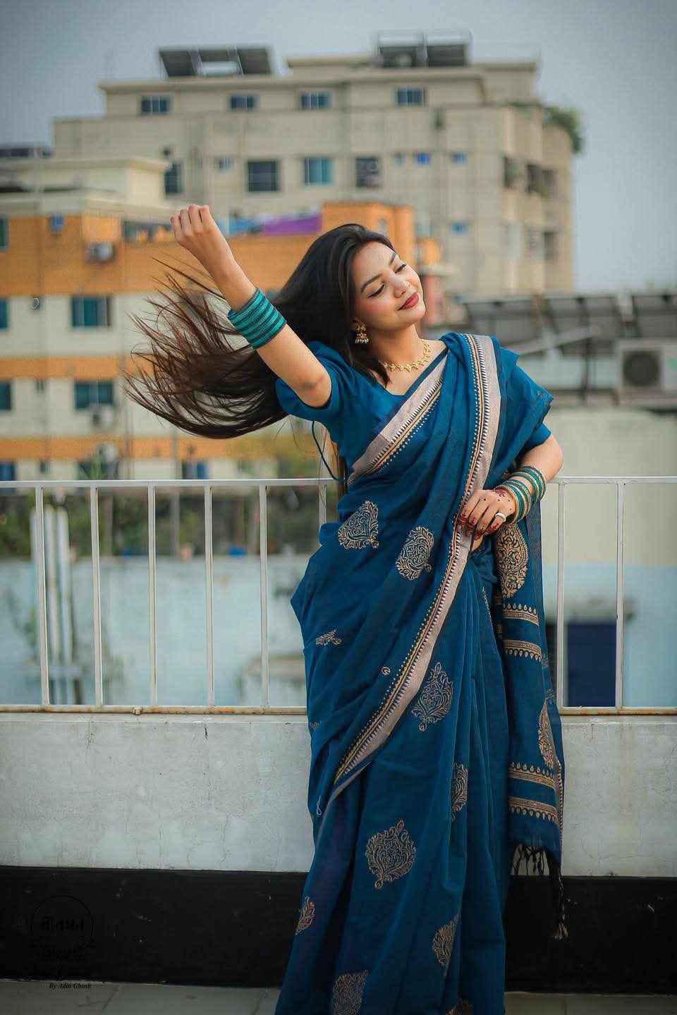 Cota Print Saree | Nilima - Image 2