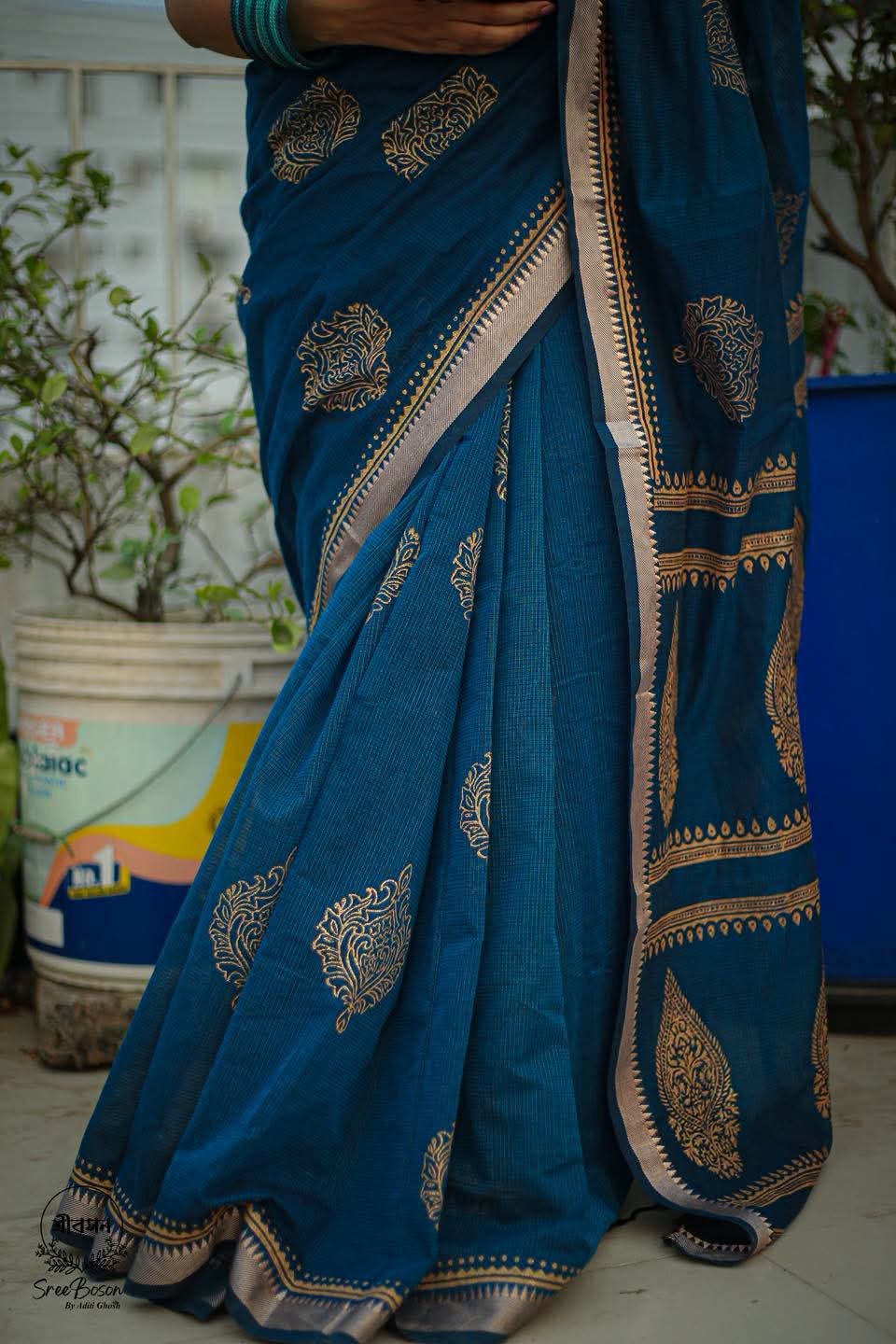 Cota Print Saree | Nilima - Image 4