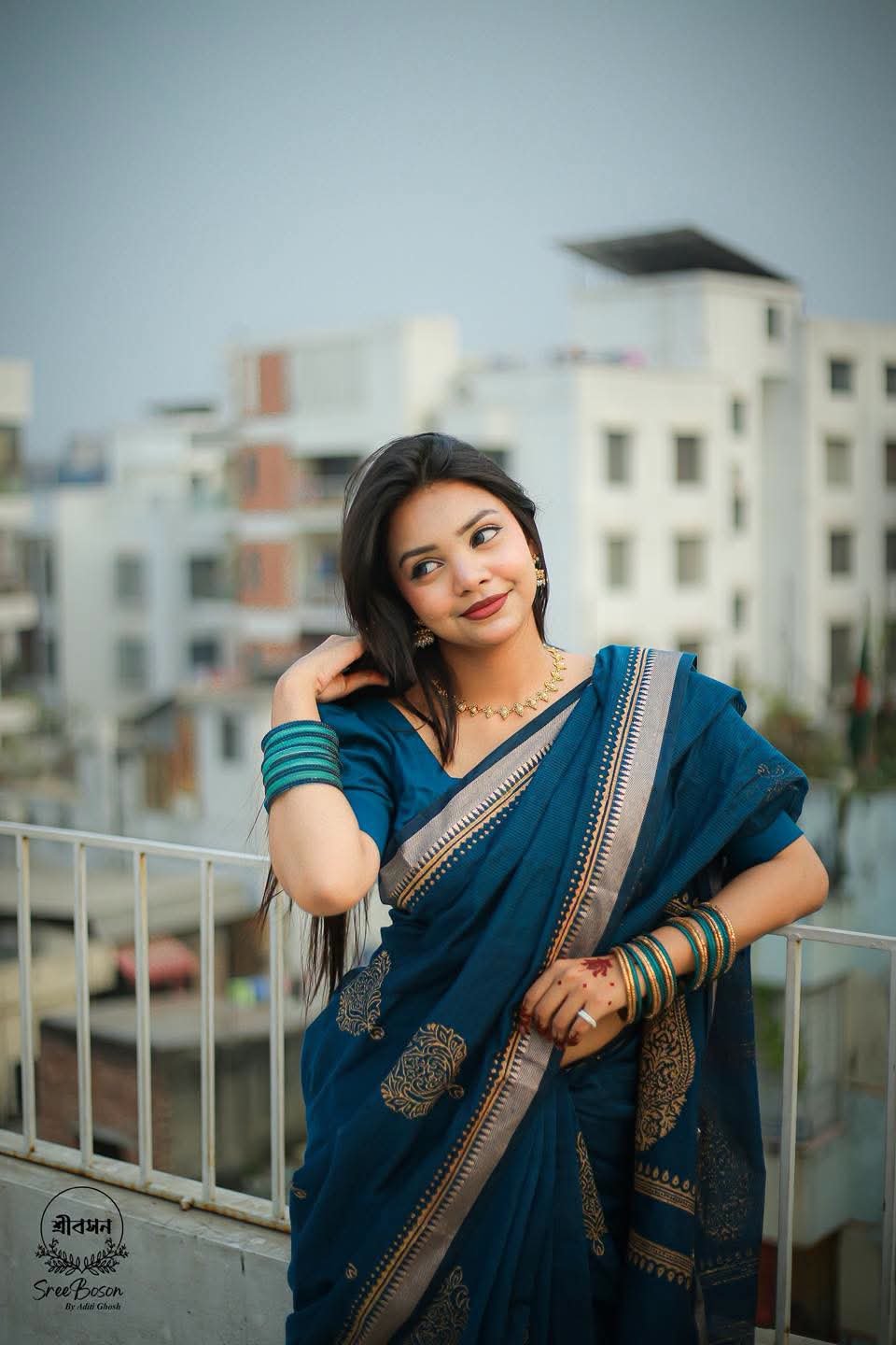 Cota Print Saree | Nilima - Image 3