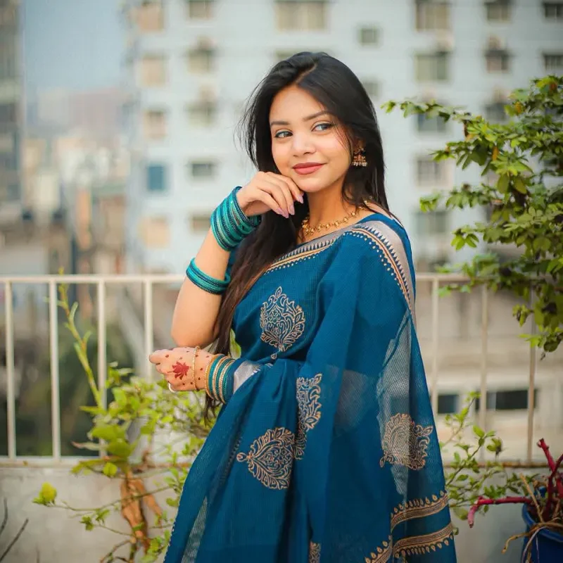 Cota Print Saree | Nilima