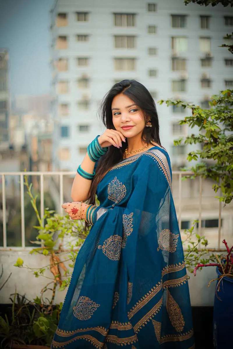Cota Print Saree | Nilima