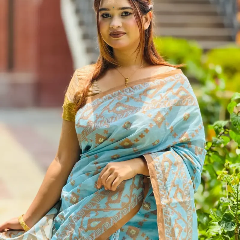 New Tencel Jamdani Saree